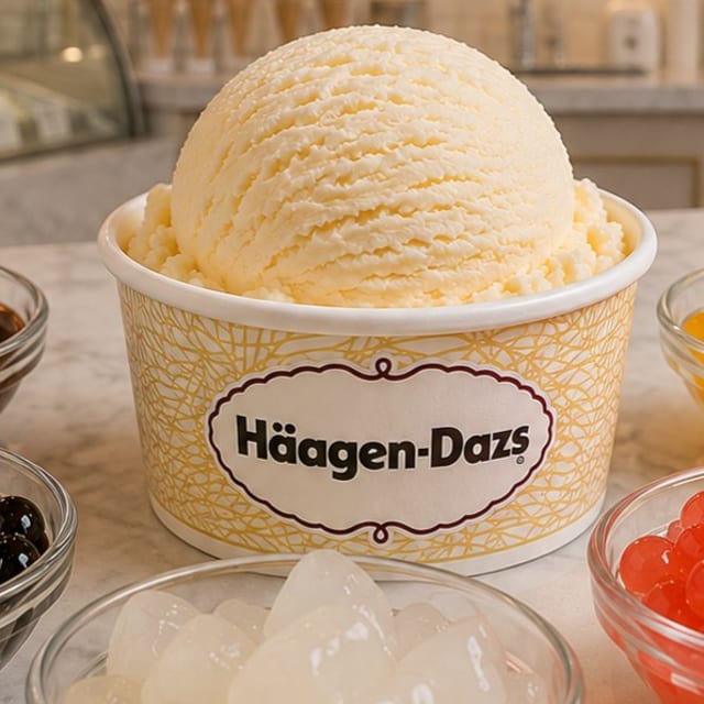 Häagen-Dazs Vanilla.