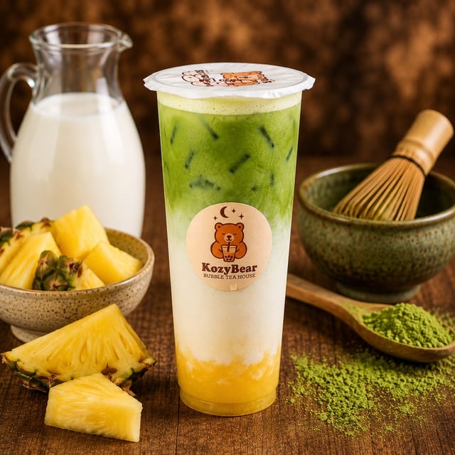 Pineapple Matcha.