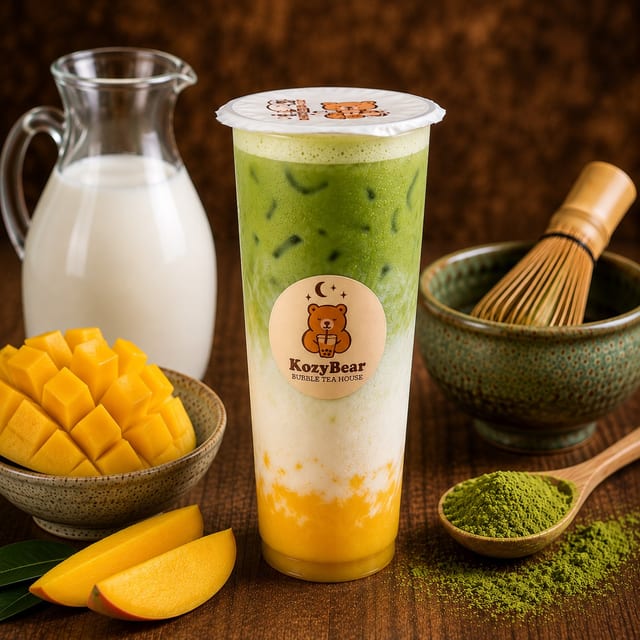 Mango Matcha Latte.