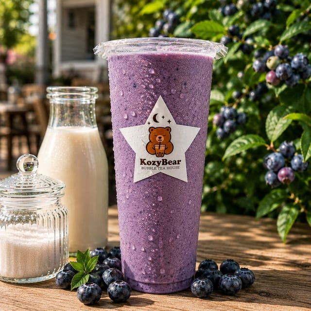 Blueberry Smoothie.